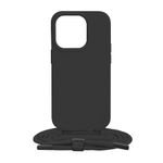 Husa de protectie din materiale premium cu interior soft compatibila cu iPhone 14 Pro, Negru fotografia produsului