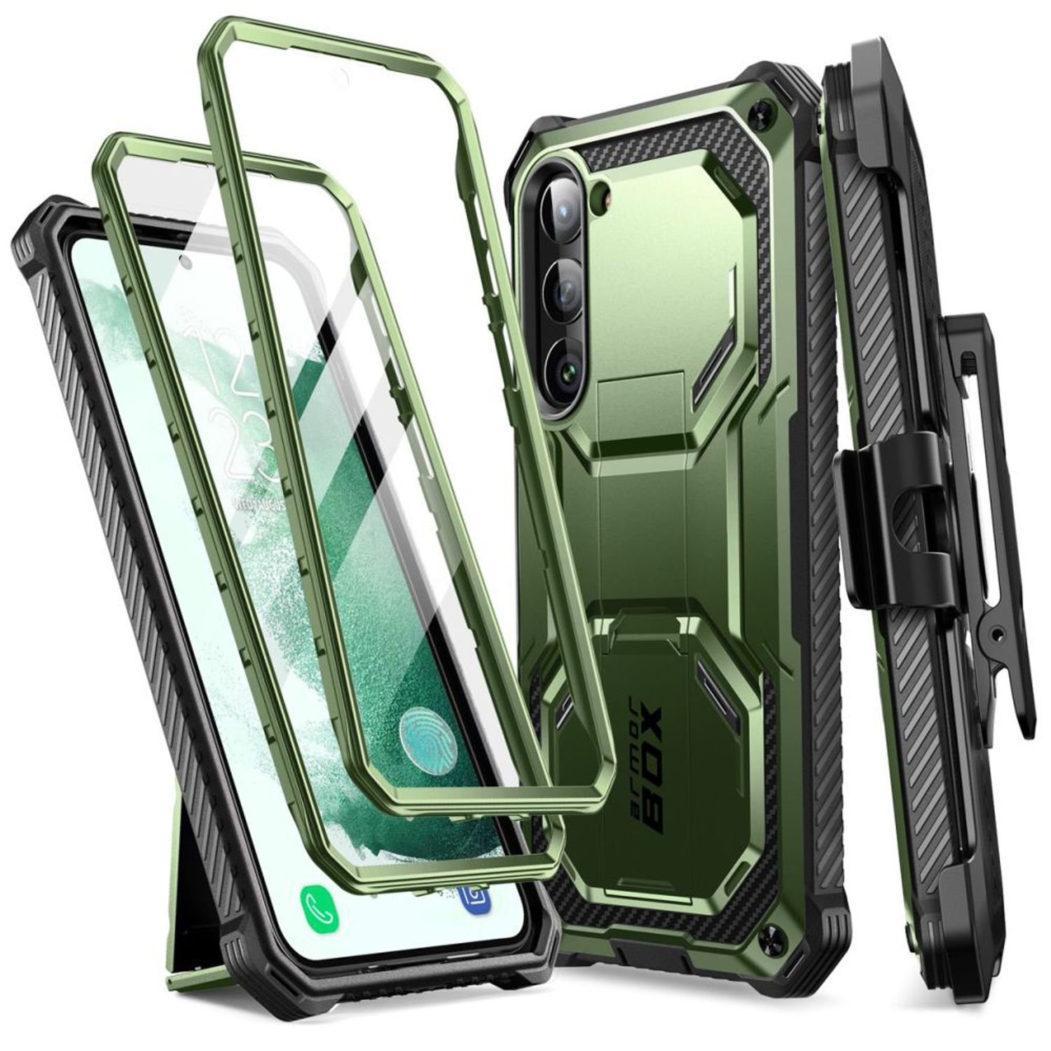 Husa de protectie Armor compatibila cu Samsung Galaxy S23, Verde fotografia produsului