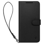 Husa cu snur Spigen Wallet S Plus compatibila cu Samsung Galaxy S23, Negru fotografia produsului