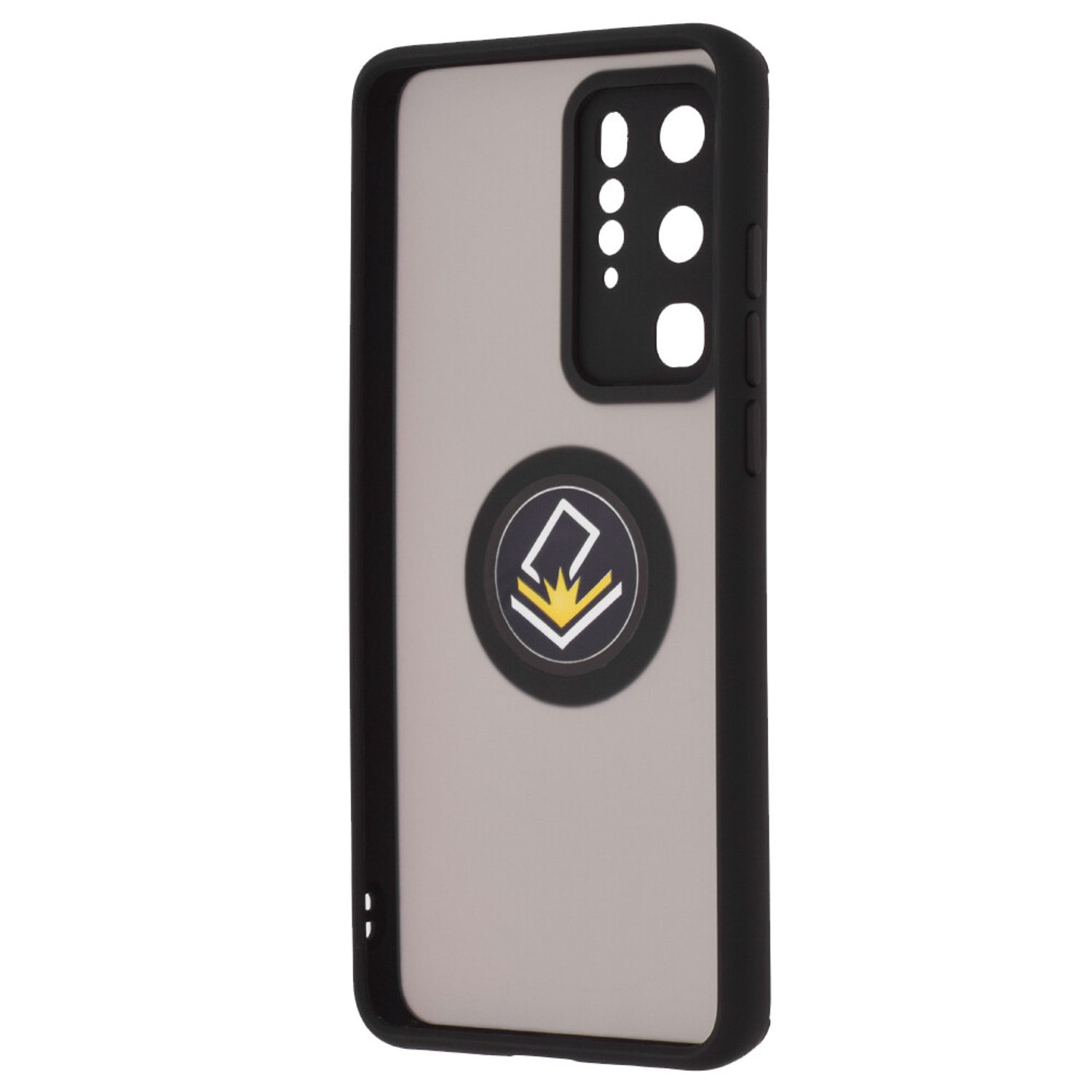 Husa cu bumper compatibila cu Huawei P40 Pro, Negru fotografia produsului