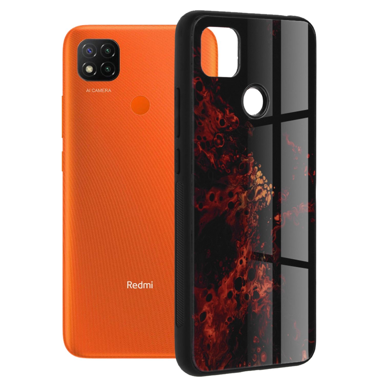 Husa de protectie compatibila cu Xiaomi Redmi 9C, multicolor fotografia produsului