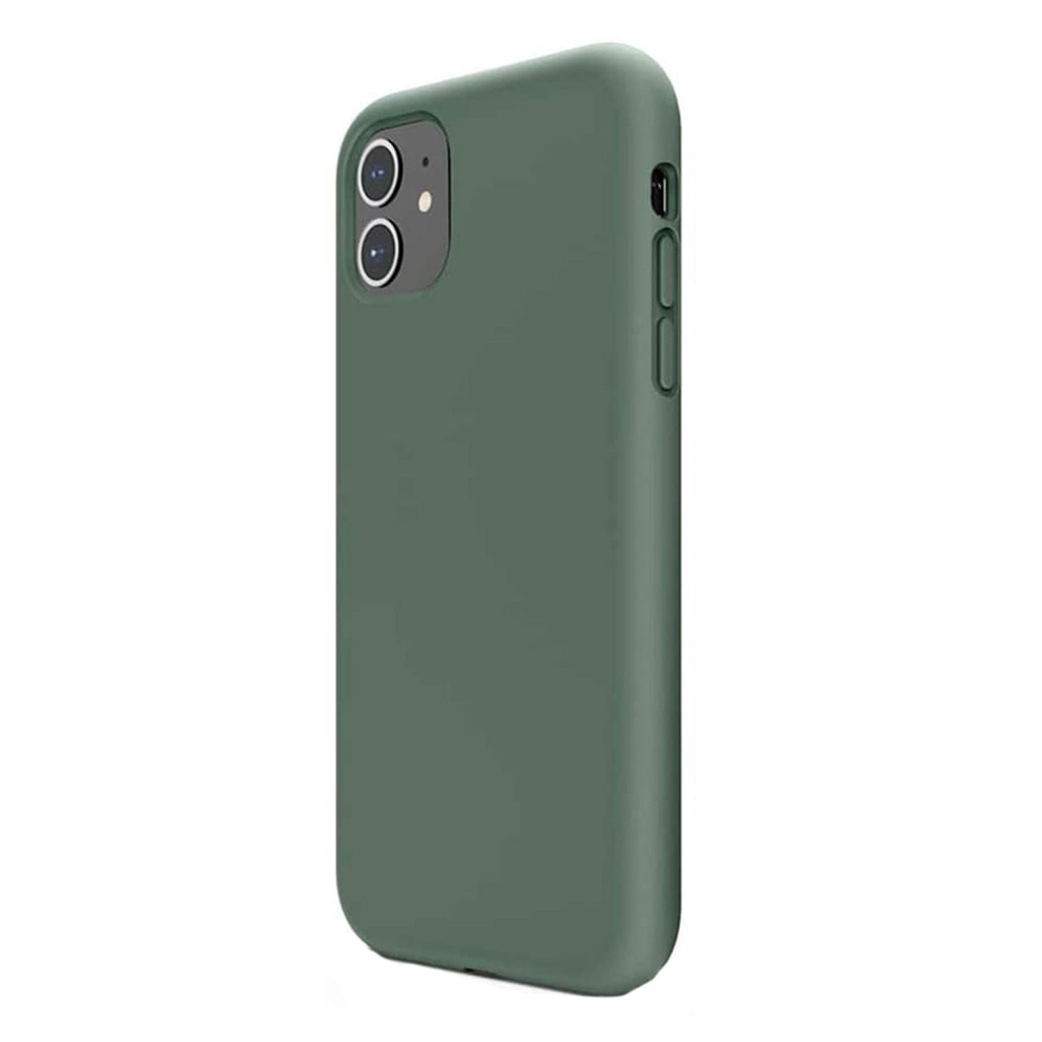 Husa soft din silicon compatibila cu Xiaomi Redmi Note 9, Verde inchis fotografia produsului