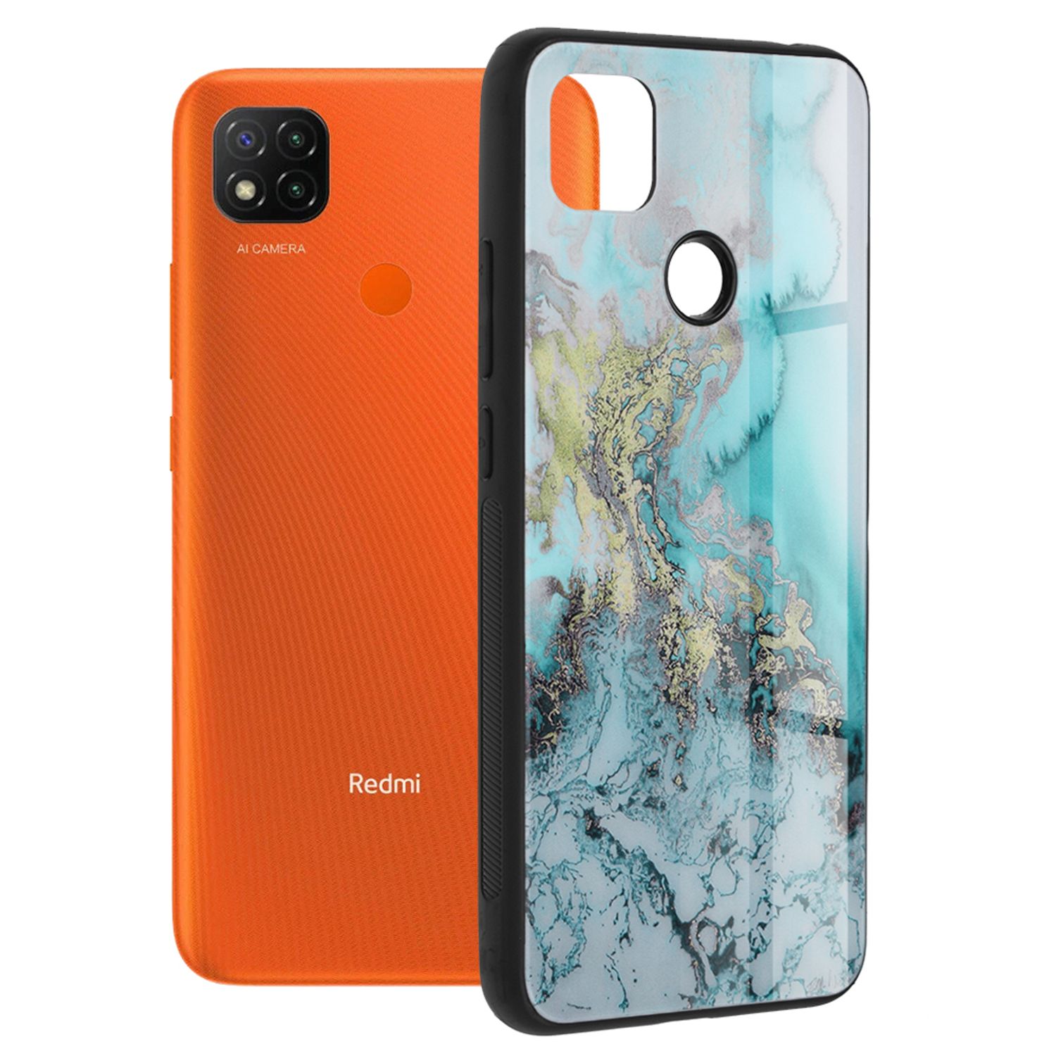 Husa premium de protectie compatibila cu Xiaomi Redmi 9C, multicolor fotografia produsului