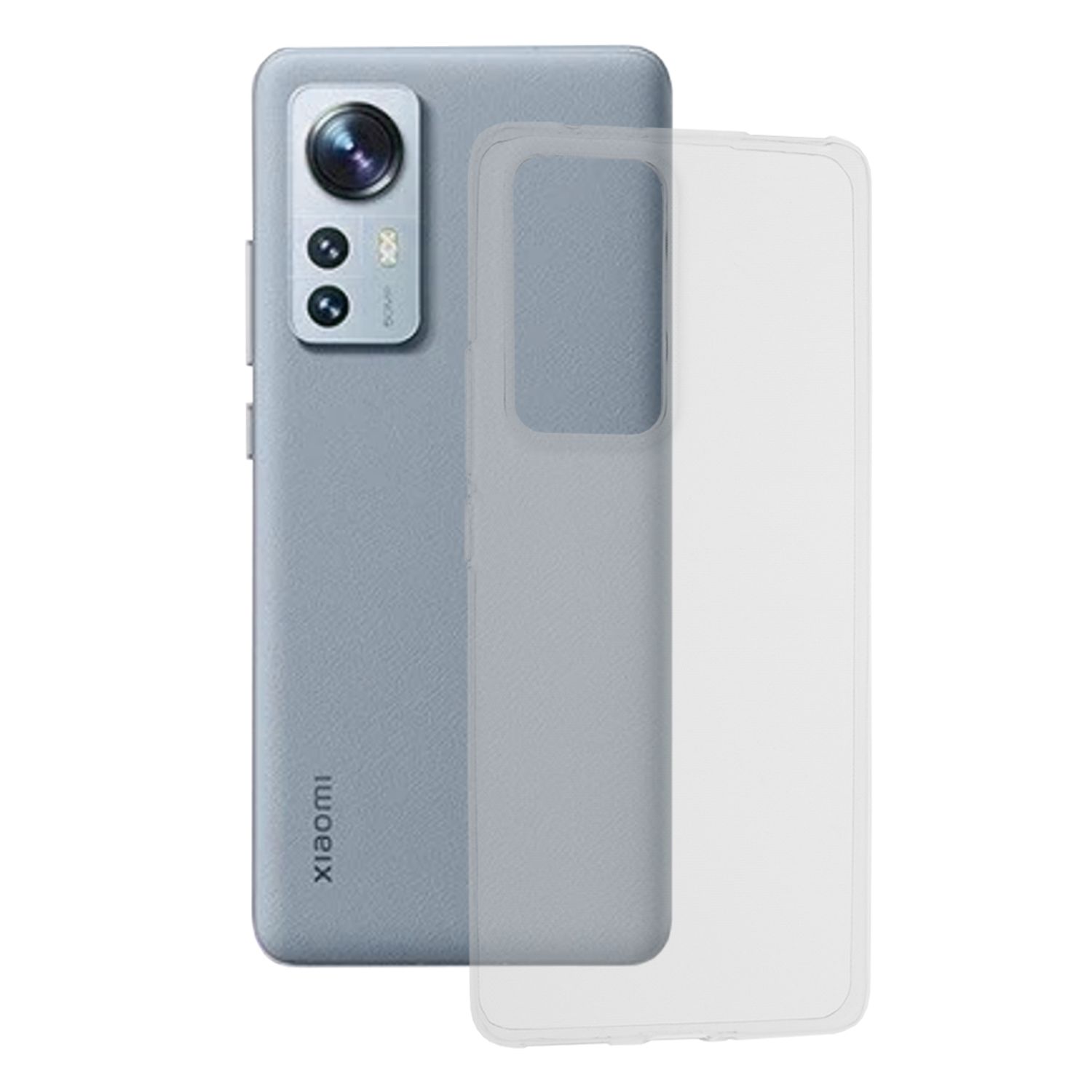 Husa din silicon transparent pentru Xiaomi 12 Pro fotografia produsului