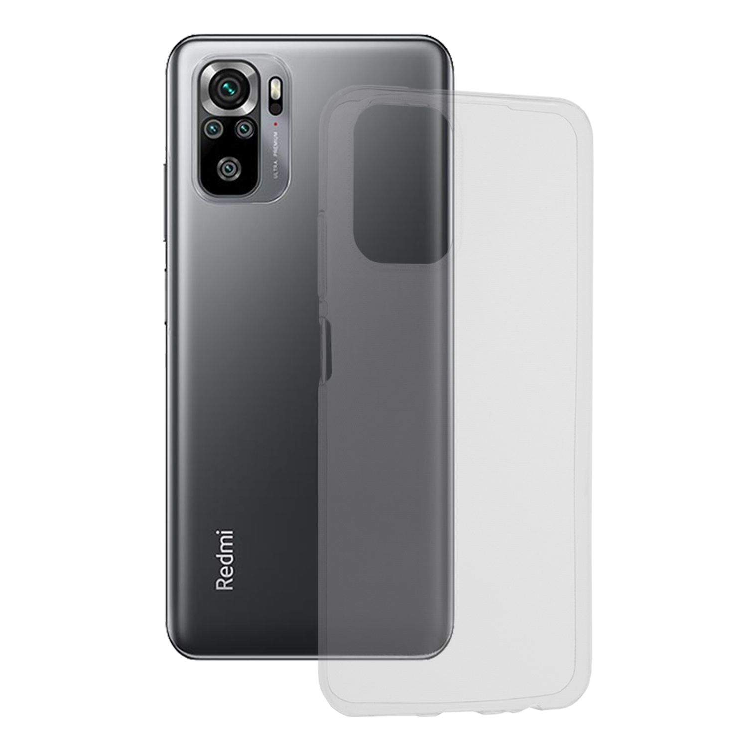 Husa din silicon transparenta compatibila cu Xiaomi Redmi Note 10   Note 10S fotografia produsului