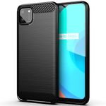 Husa din silicon cu inele compatibila cu Realme C11, negru fotografia produsului