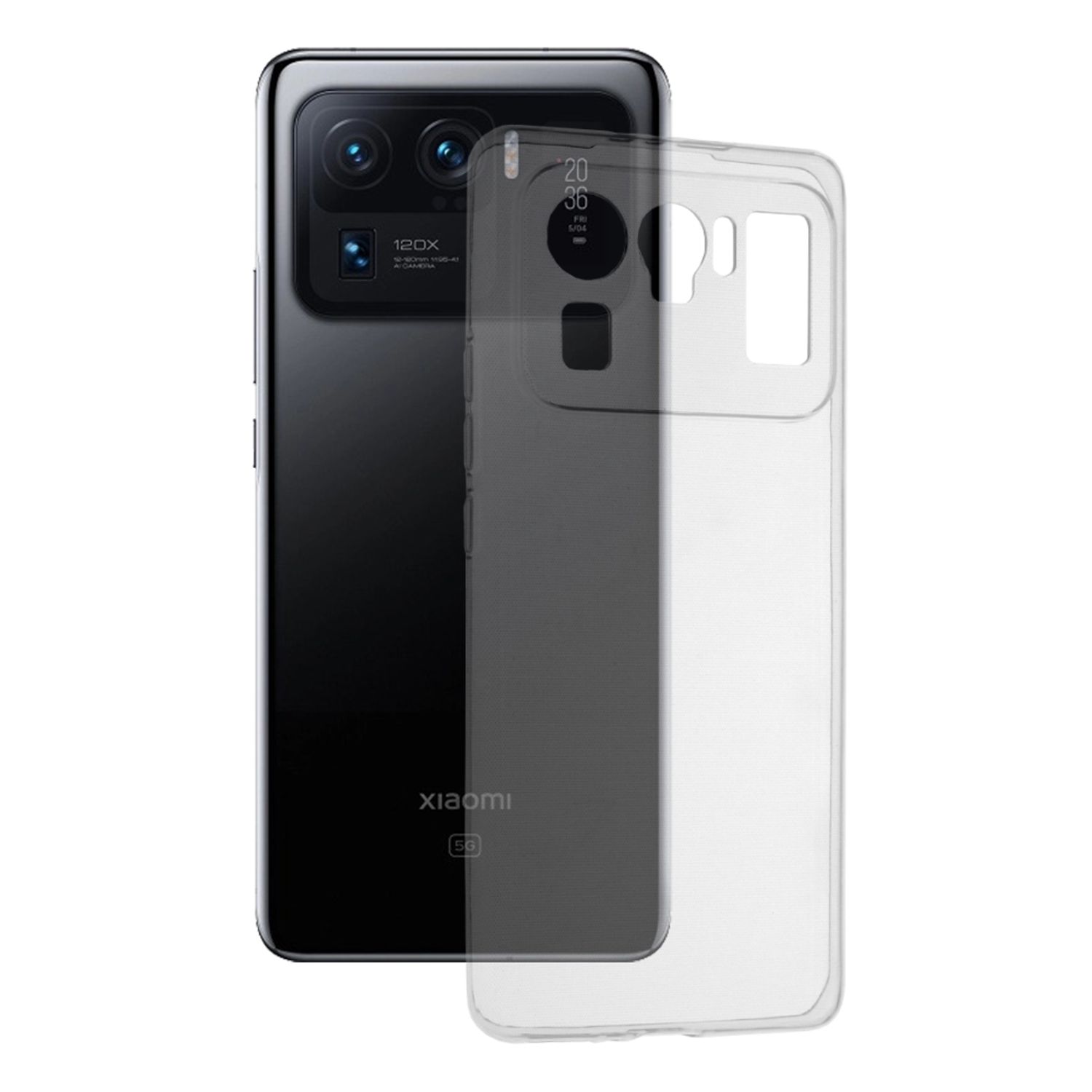 Husa din silicon transparenta compatibila cu Xiaomi Mi 11 Ultra fotografia produsului