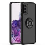 Husa cu inel reglabil si magnetic compatibila cu Realme X50, negru fotografia produsului