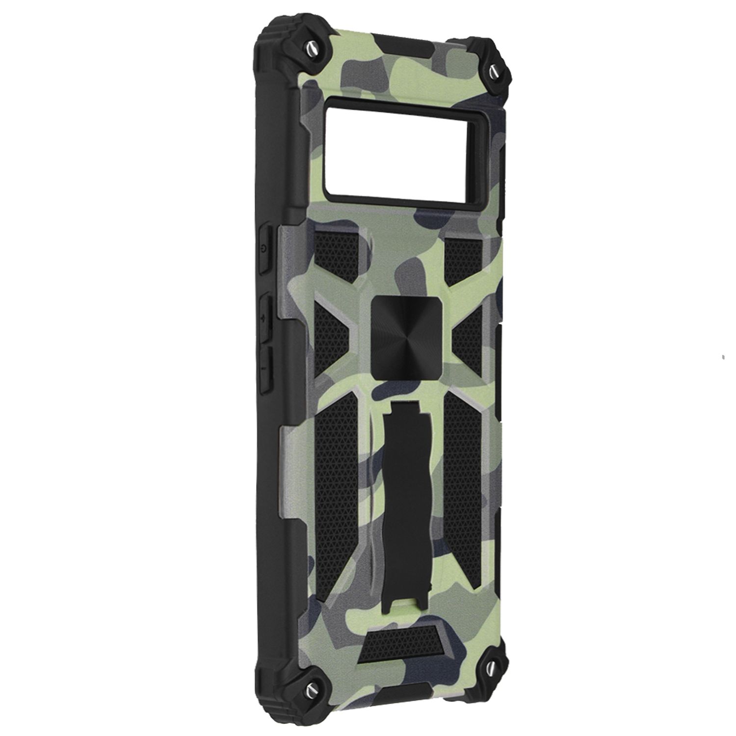 Husa antisoc Blazor Series compatibila cu Google Pixel 6 Pro, Camo Lime fotografia produsului