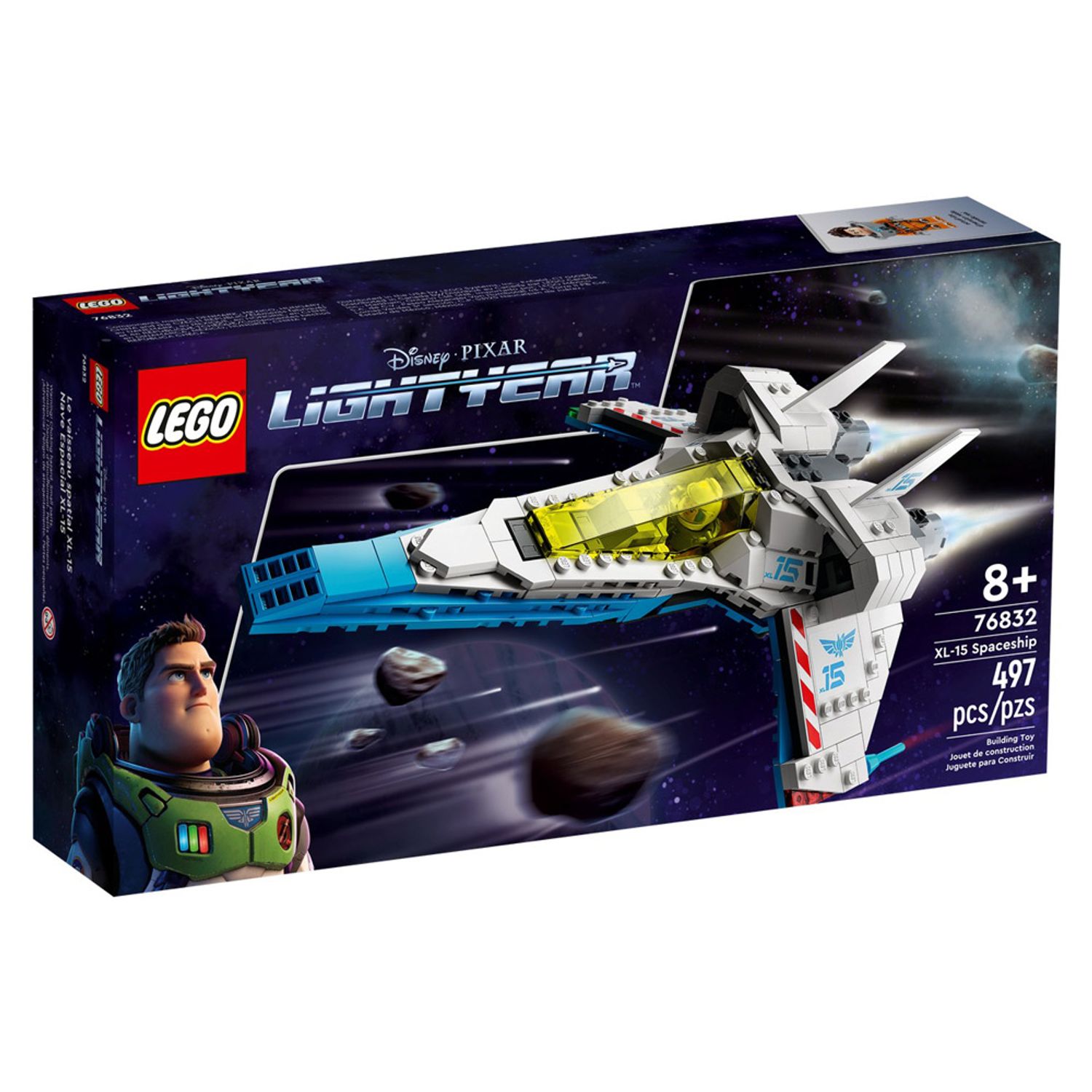 Set de construit LEGO    Disney, Nava spatiala XL-15, 497 piese fotografia produsului