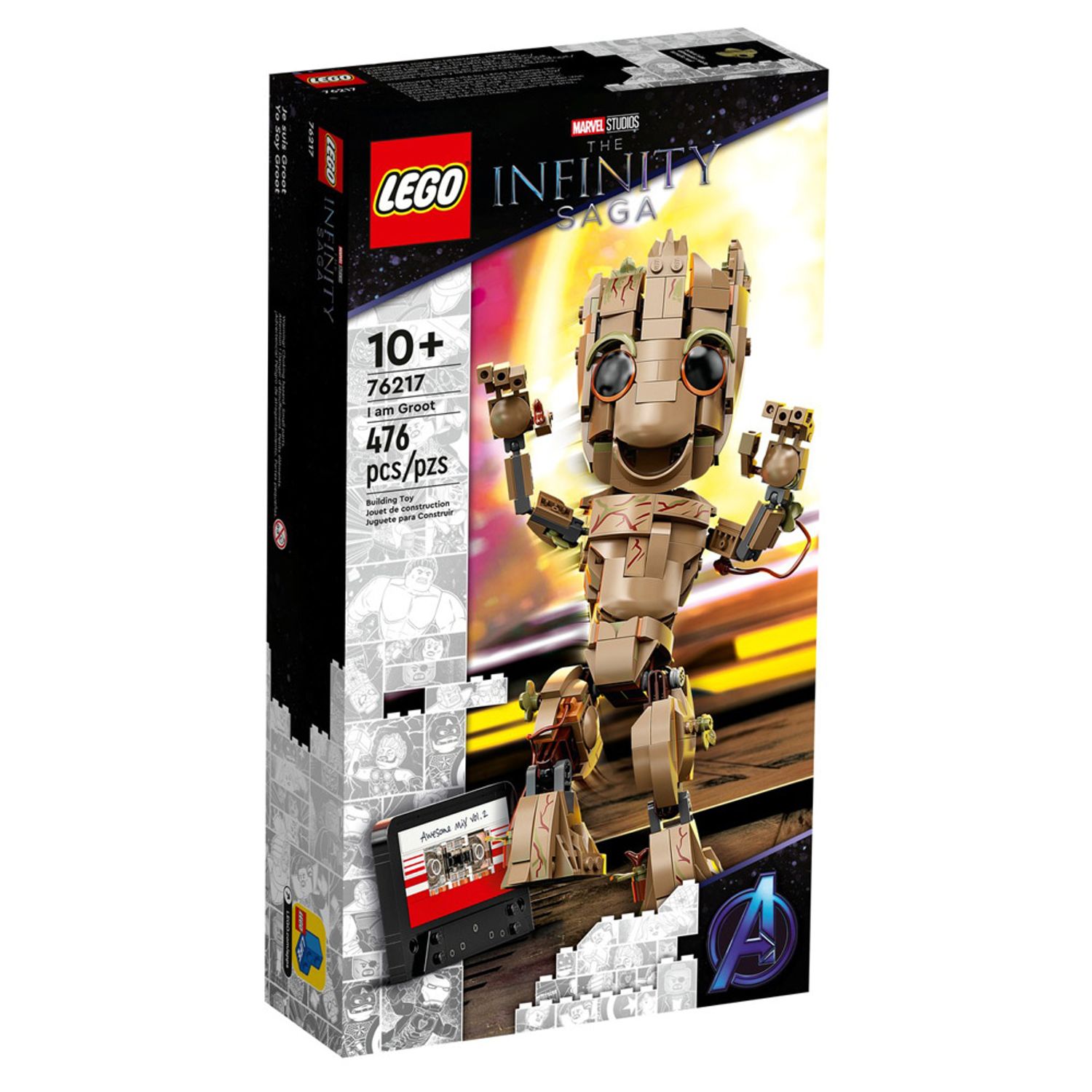 Set de construit LEGO    Marvel Super Heroes, I am Groot, 476 piese fotografia produsului