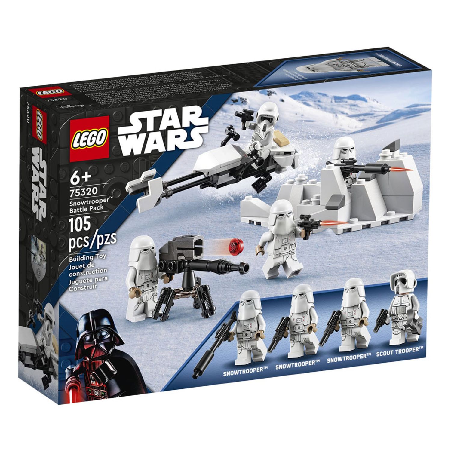 Set de construit LEGO    Star Wars, Pachet de lupta Snowtrooper, 105 piese fotografia produsului
