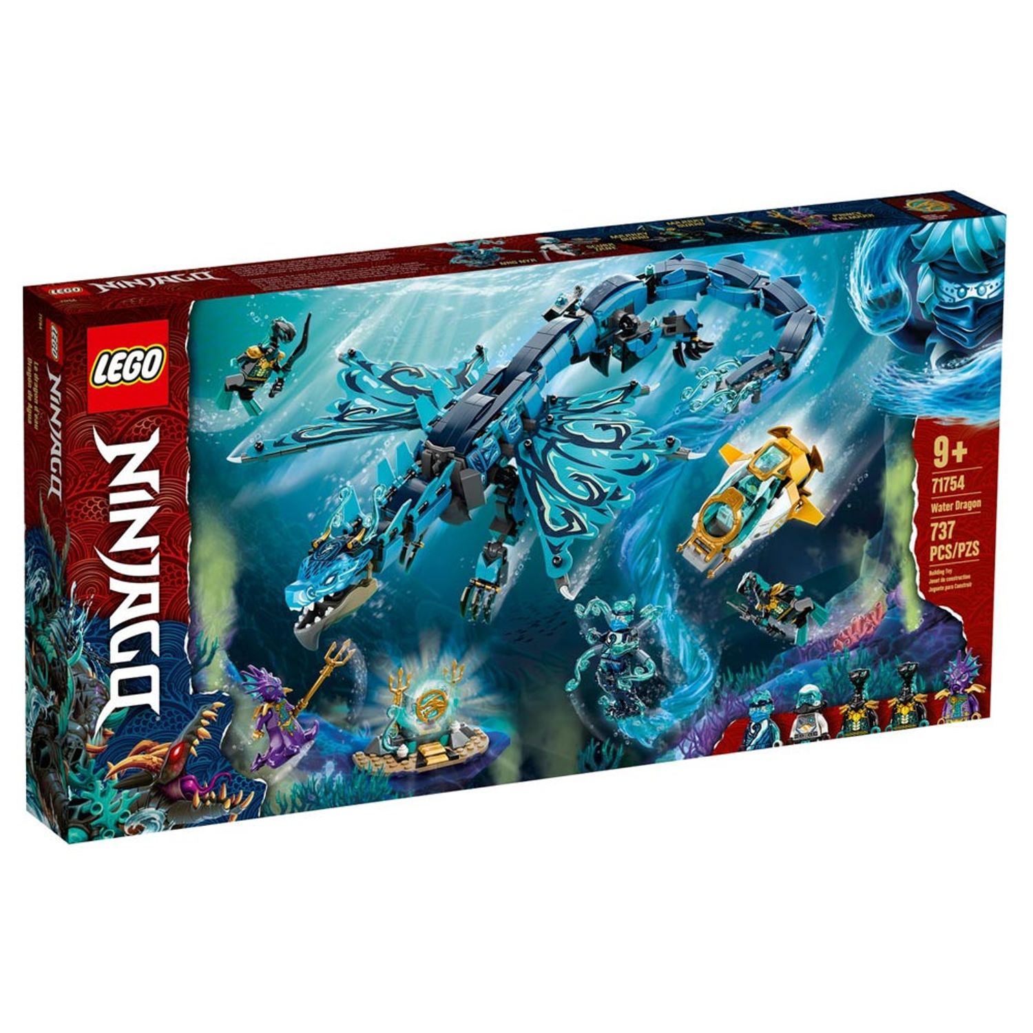 Set de construit LEGO    Ninjago, Dragonul de Apa, 737 piese fotografia produsului