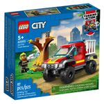 Set de construit LEGO    City, Masina de pompieri 4x4, 97 piese fotografia produsului