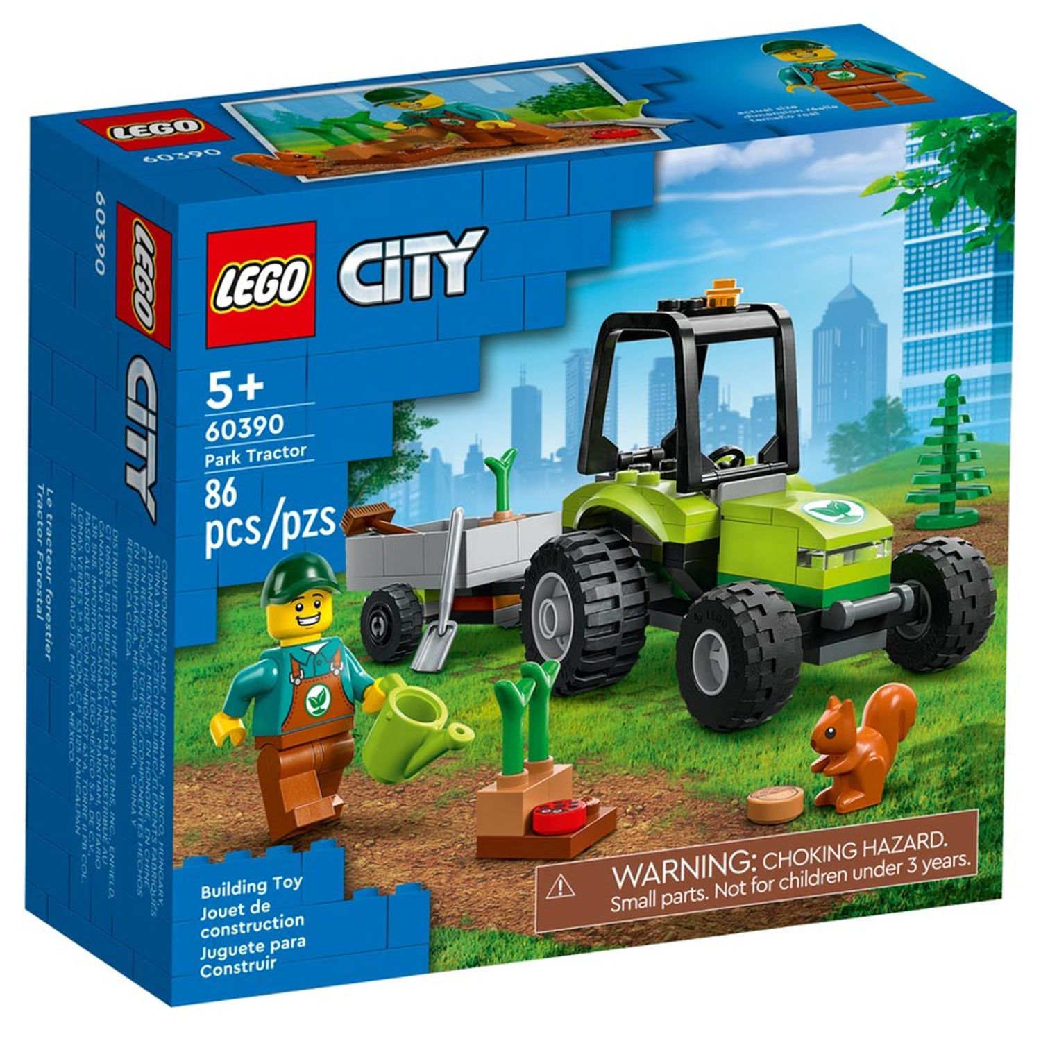 Set de construit LEGO    City, Tractor, 86 piese fotografia produsului