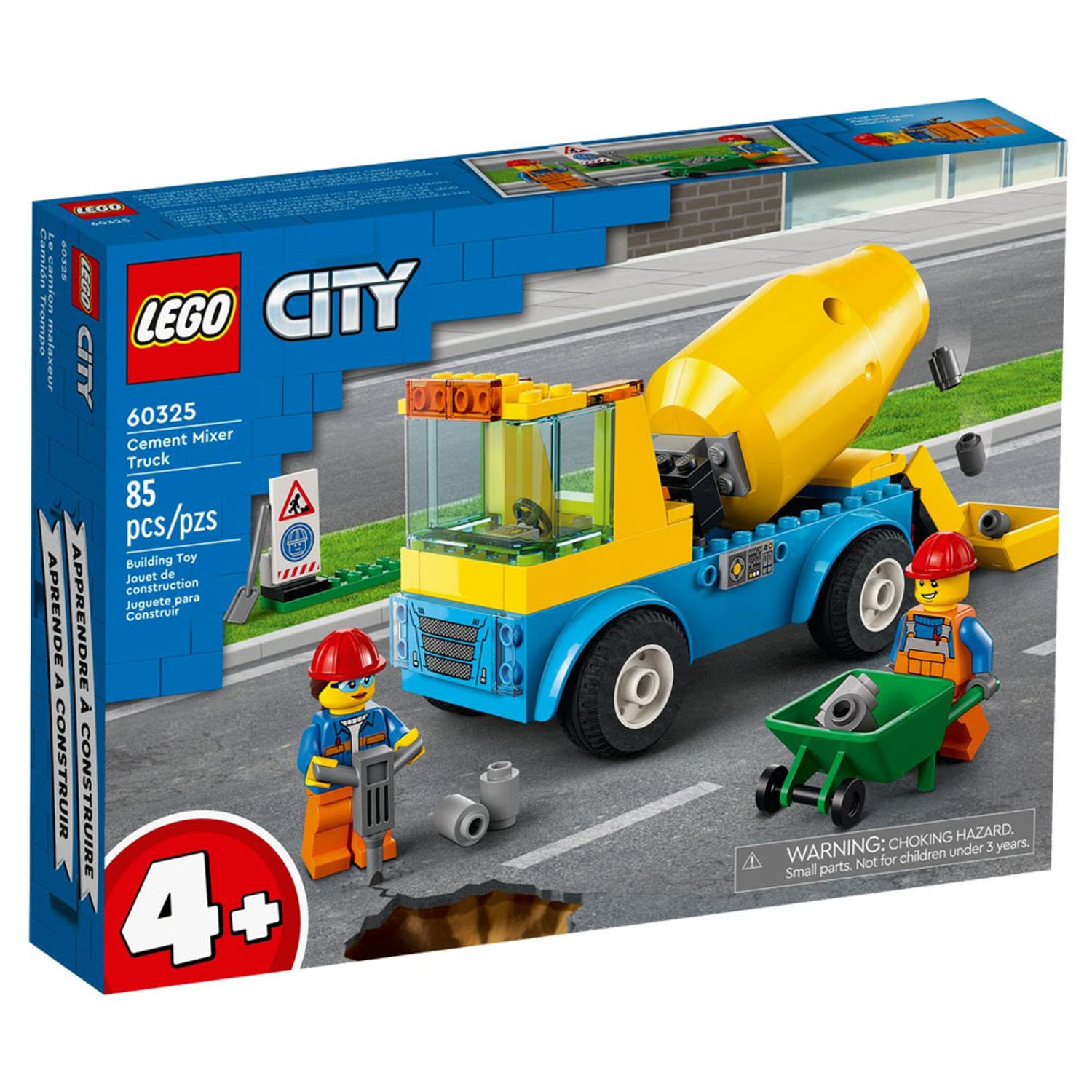 Set de construit LEGO    City, Betoniera, 85 piese fotografia produsului