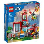 Set de construit LEGO    City, Statia de pompieri, 540 piese fotografia produsului