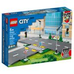 Set de construit LEGO    City, Placi de sosea, 112 piese fotografia produsului
