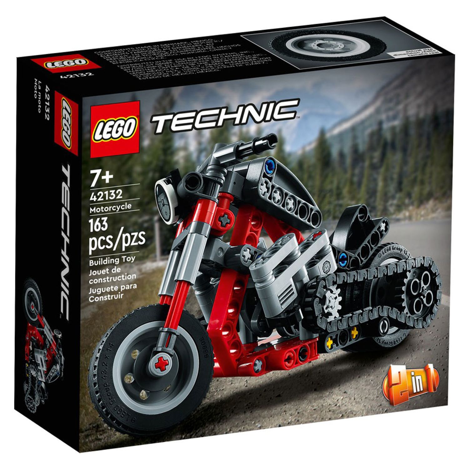 Set de construit LEGO    Technic, Motocicleta, 163 piese fotografia produsului