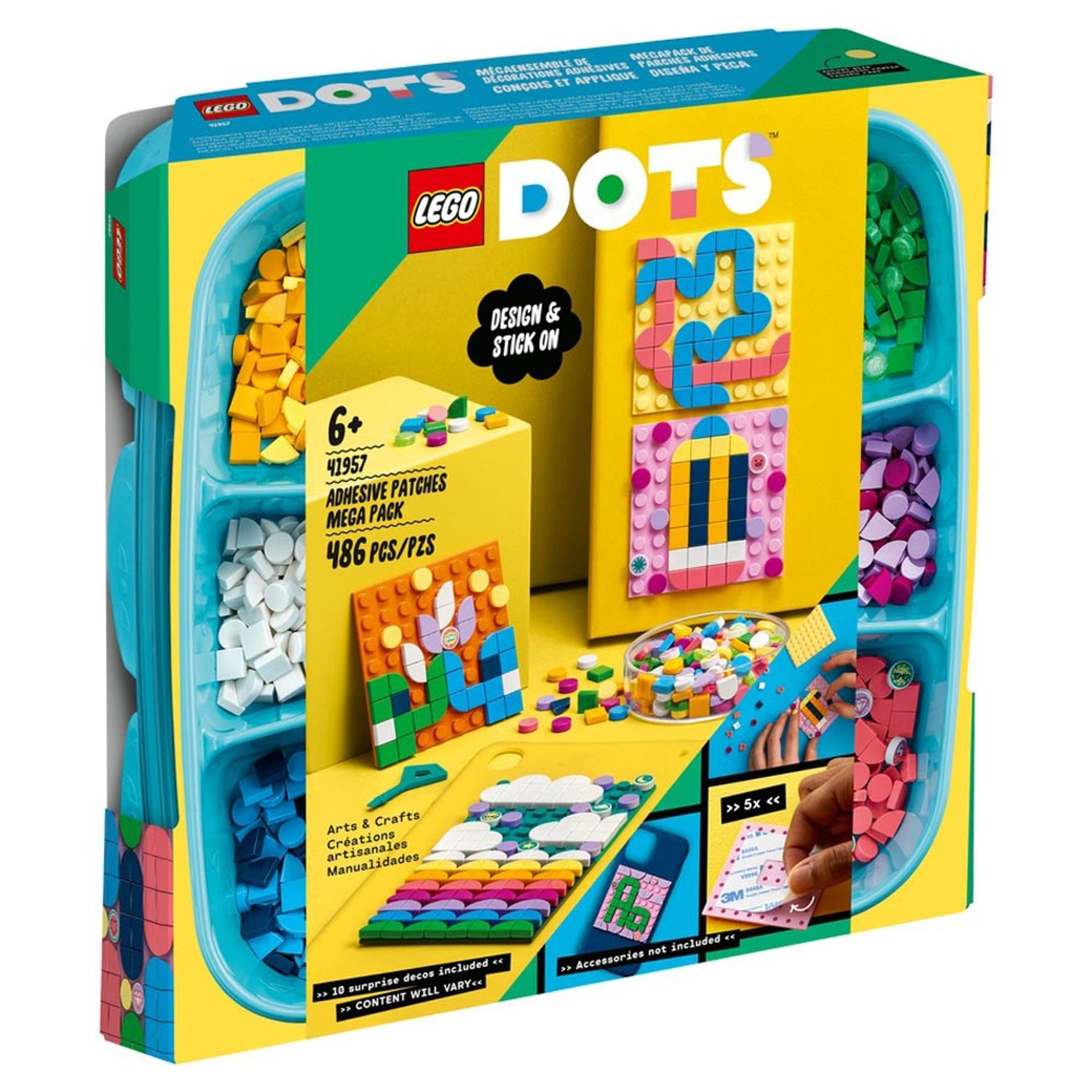 Set de construit LEGO    DOTS, Mega Pack Patch DOTS adeziv, 486 piese fotografia produsului