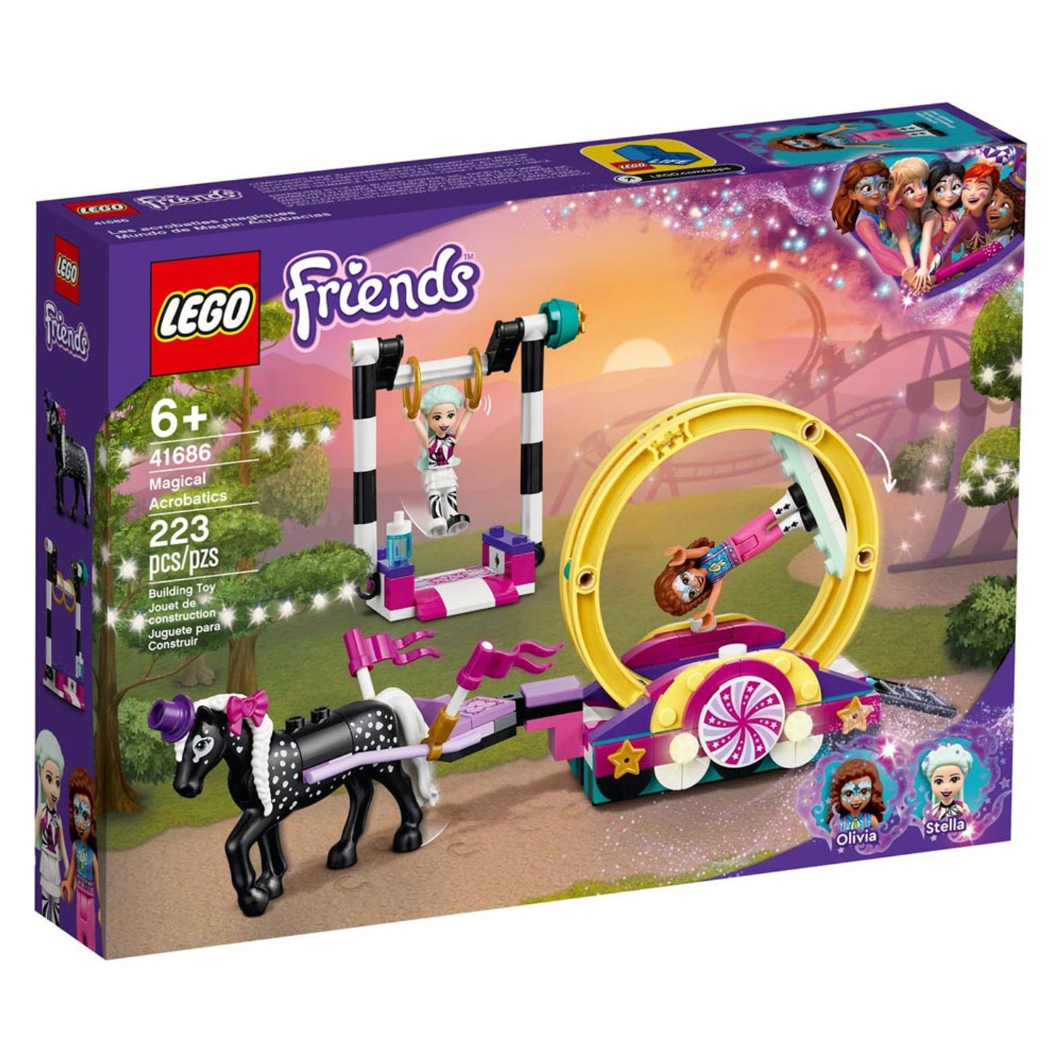 Set de construit LEGO    Friends, Acrobatii magice, 223 piese fotografia produsului