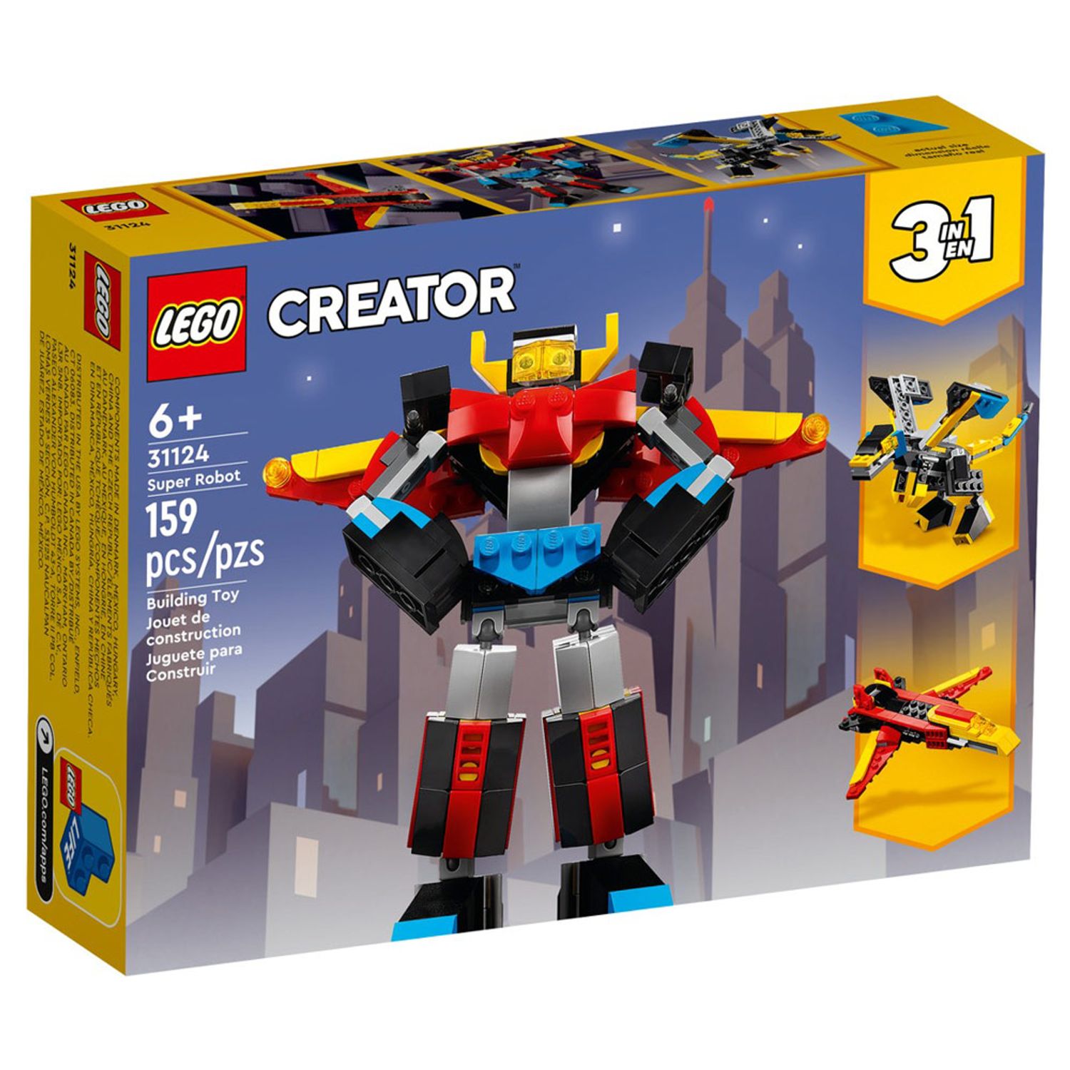 Set de construit LEGO    Creator, Super Robot, 159 piese fotografia produsului
