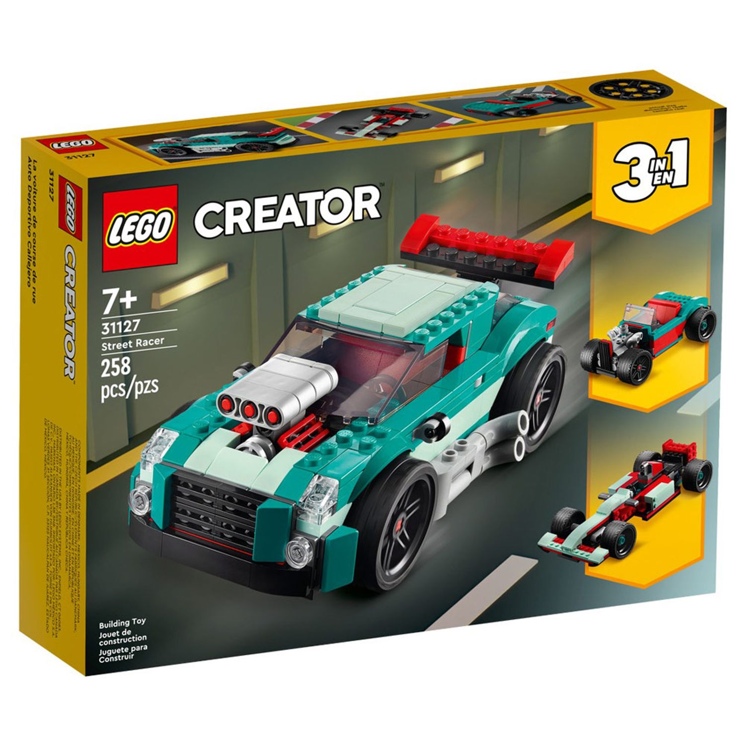 Set de construit LEGO    Creator, Masina de curse, 258 piese fotografia produsului