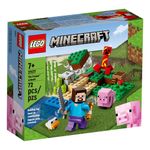 Set de construit LEGO    Minecraft, Ambuscada Creeper-ului, 72 piese fotografia produsului
