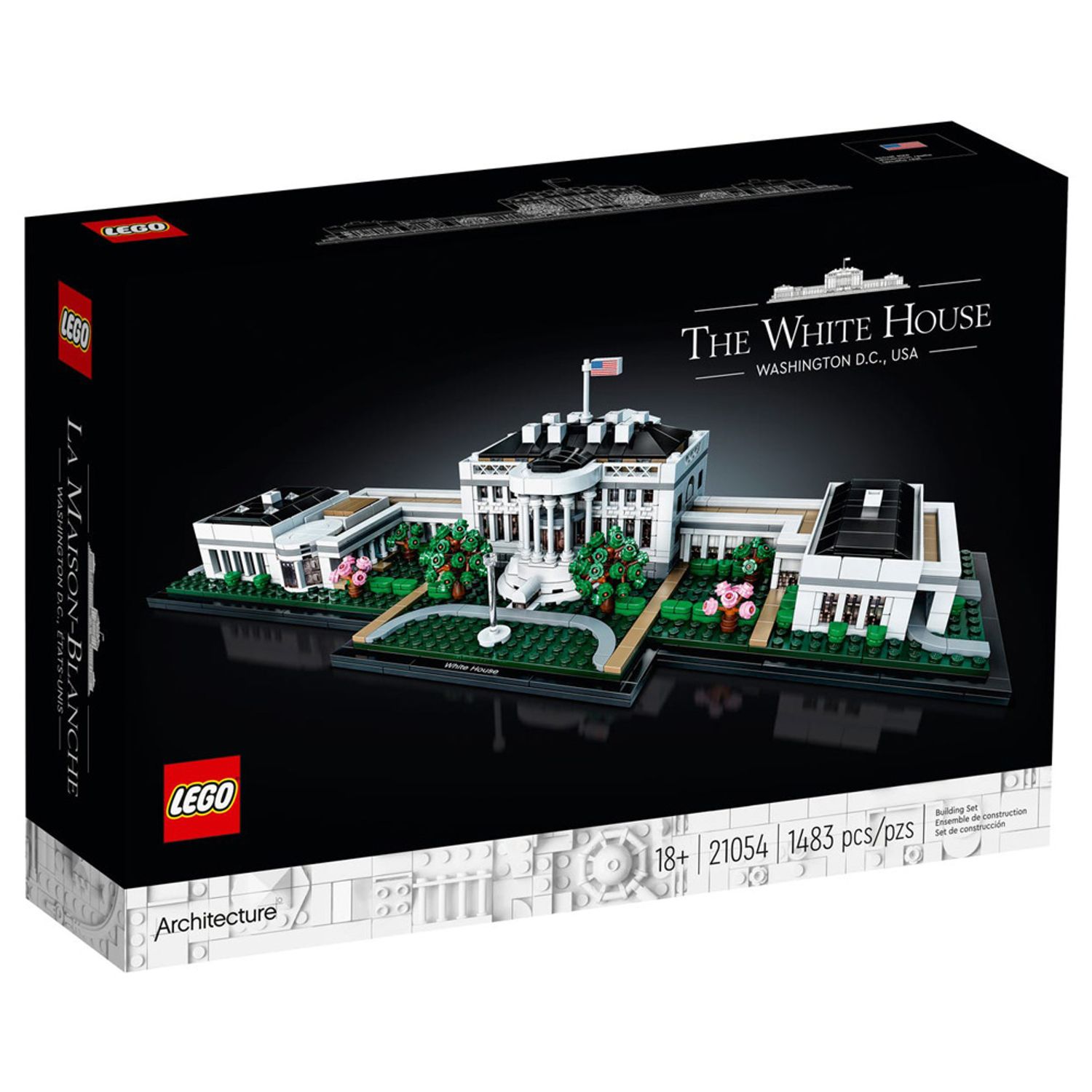 Set de construit LEGO    Architecture, Casa Alba, 1483 piese fotografia produsului