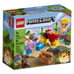 Set de construit LEGO    Minecraft, Reciful de corali, 92 piese fotografia produsului