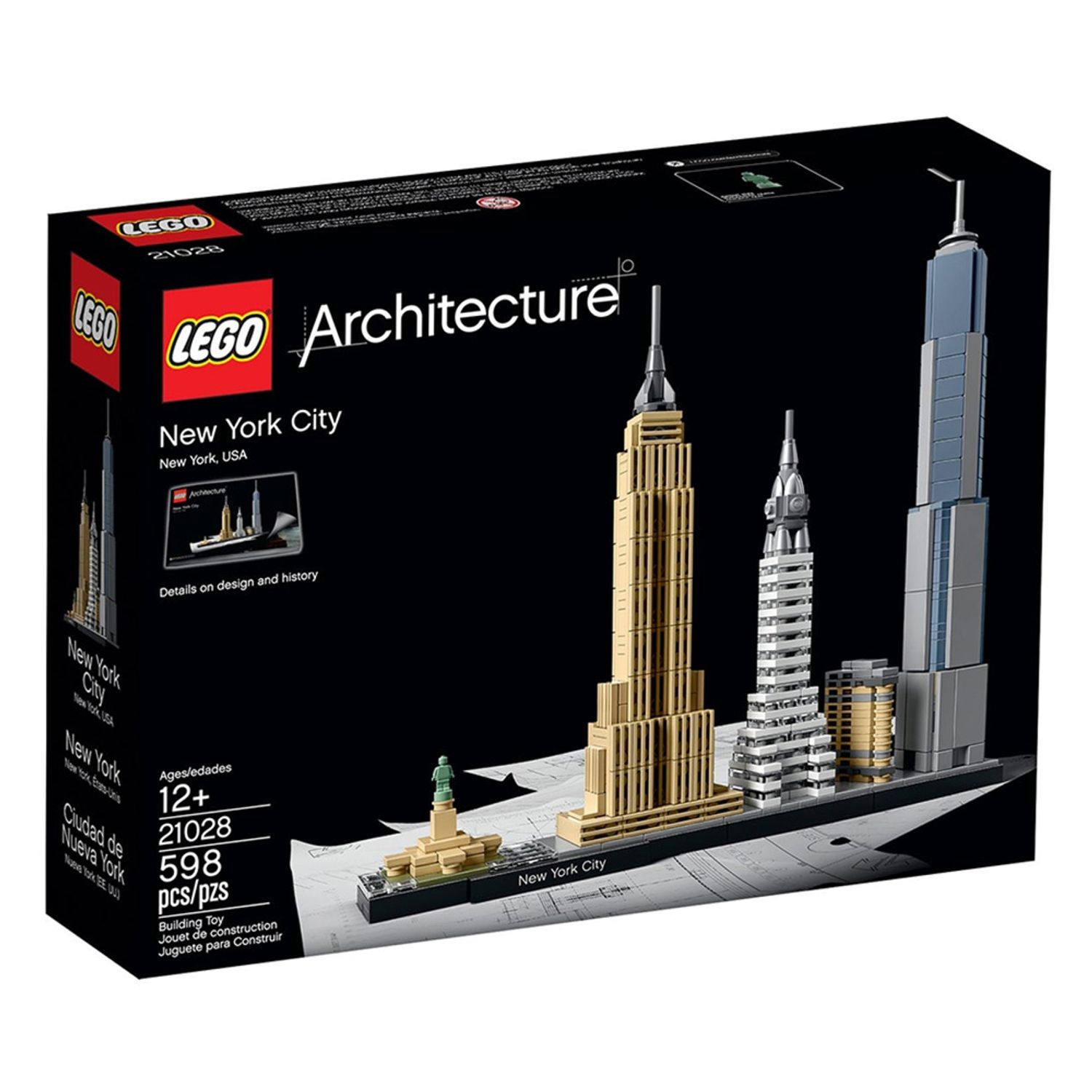 Set de construit LEGO    Architecture, New York, 598 piese fotografia produsului