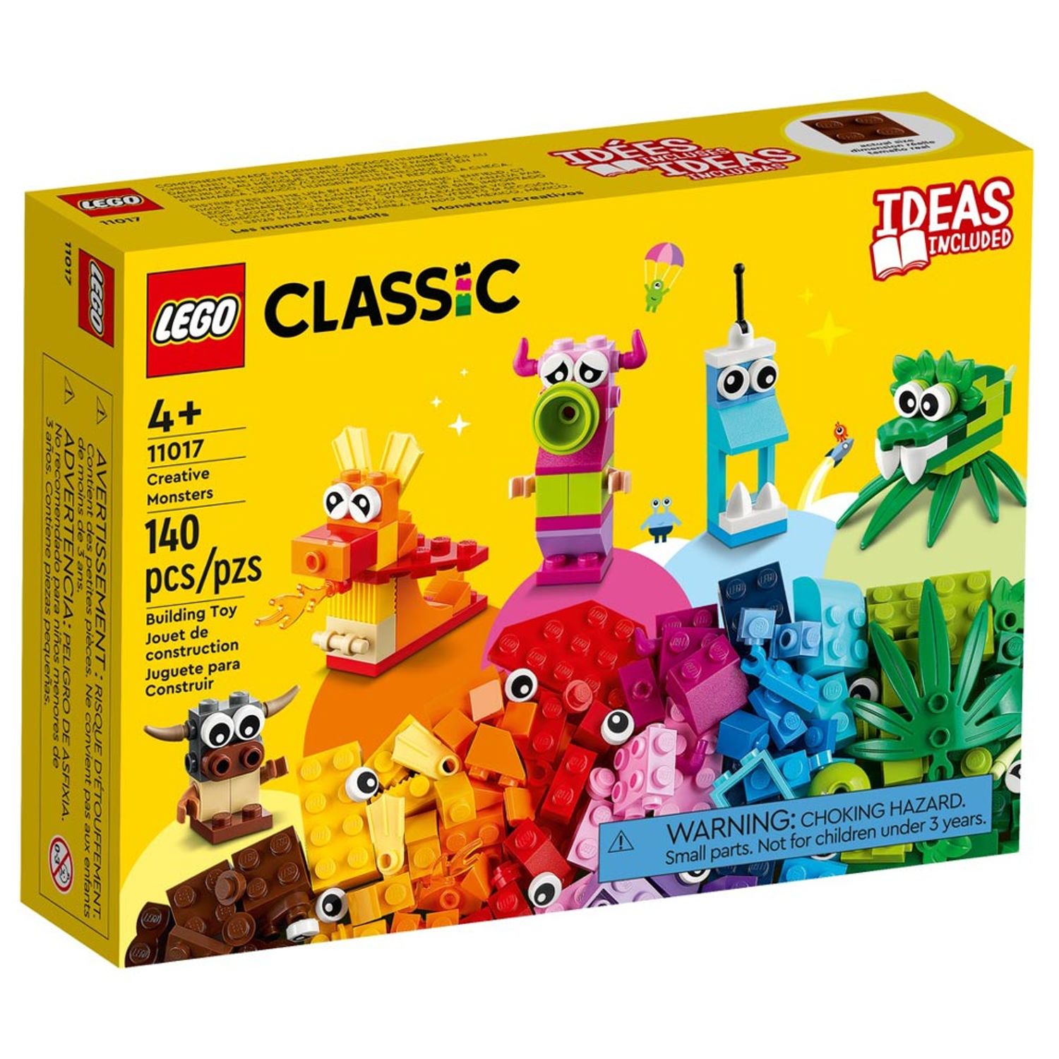 Set de construit LEGO    Classic, Monstri Creativi, 140 piese fotografia produsului
