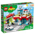 Set de construit LEGO    Duplo, Parcare si spalatorie de masini, 112 piese fotografia produsului