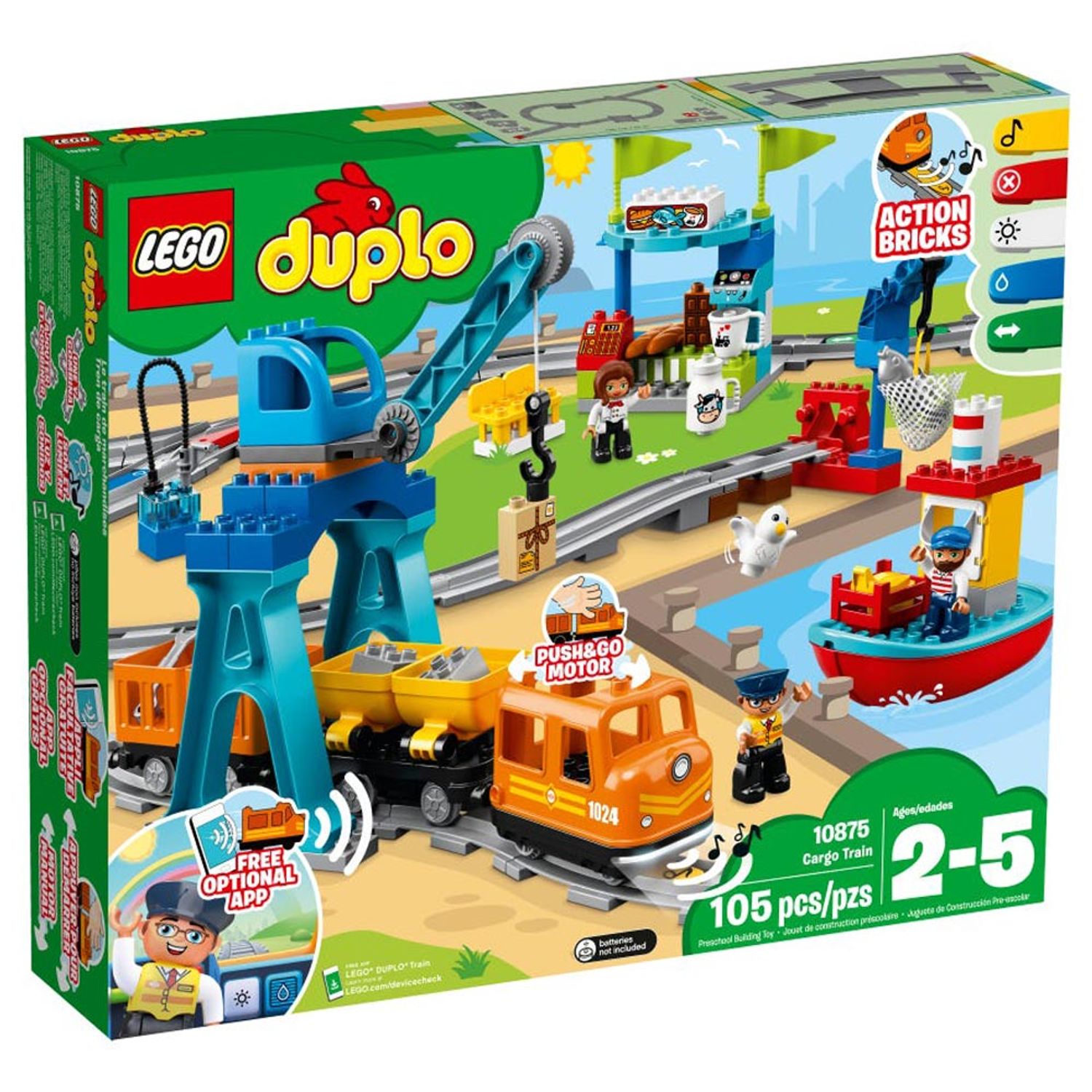 Set de construit LEGO    Duplo, Marfar, 105 piese fotografia produsului