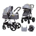 Carucior Chipolino Havana 3 in 1 graphite fotografia produsului