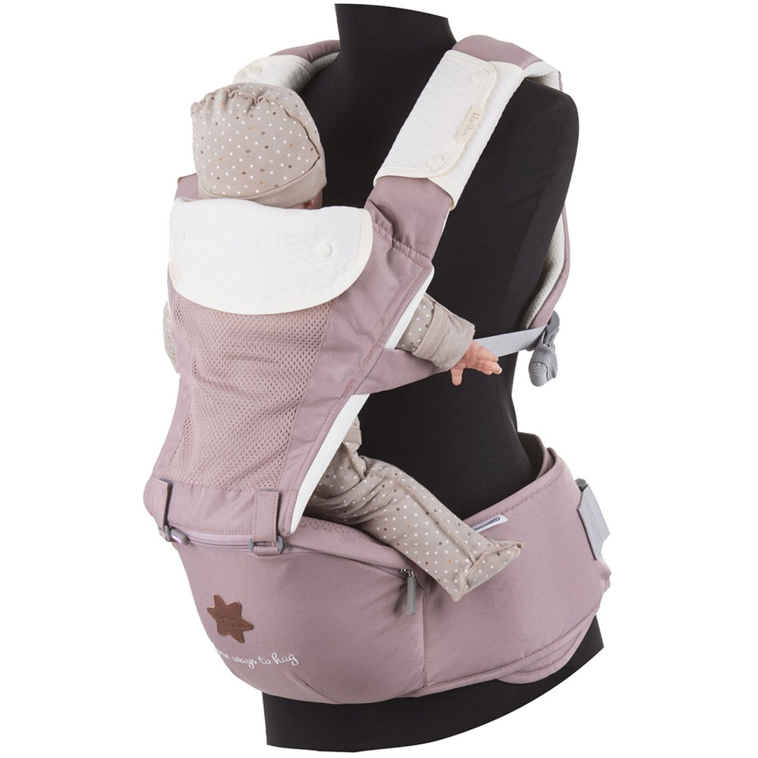 Marsupiu Chipolino Hip Star rose water fotografia produsului