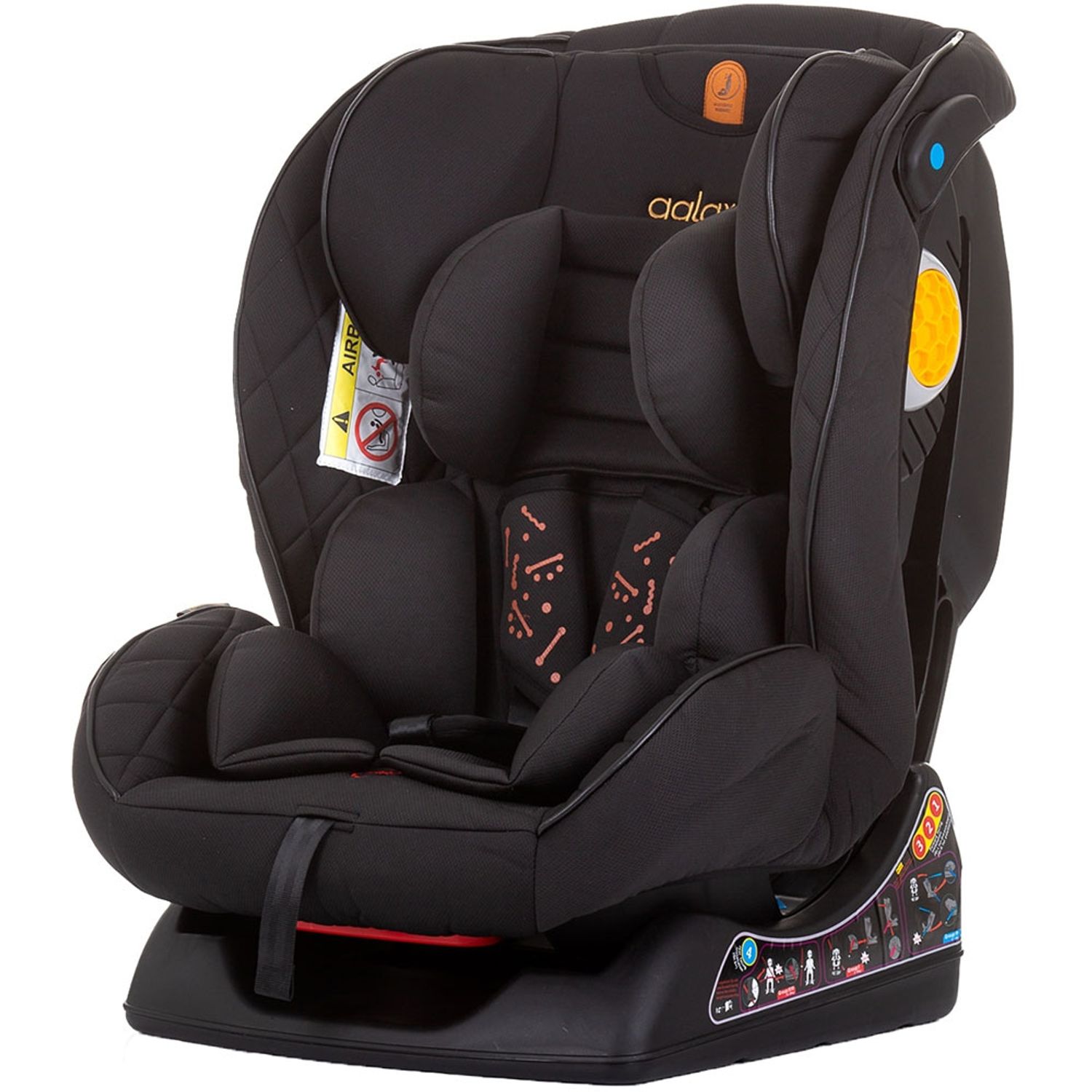 Scaun auto Chipolino Galaxy 0-36 kg ebony fotografia produsului