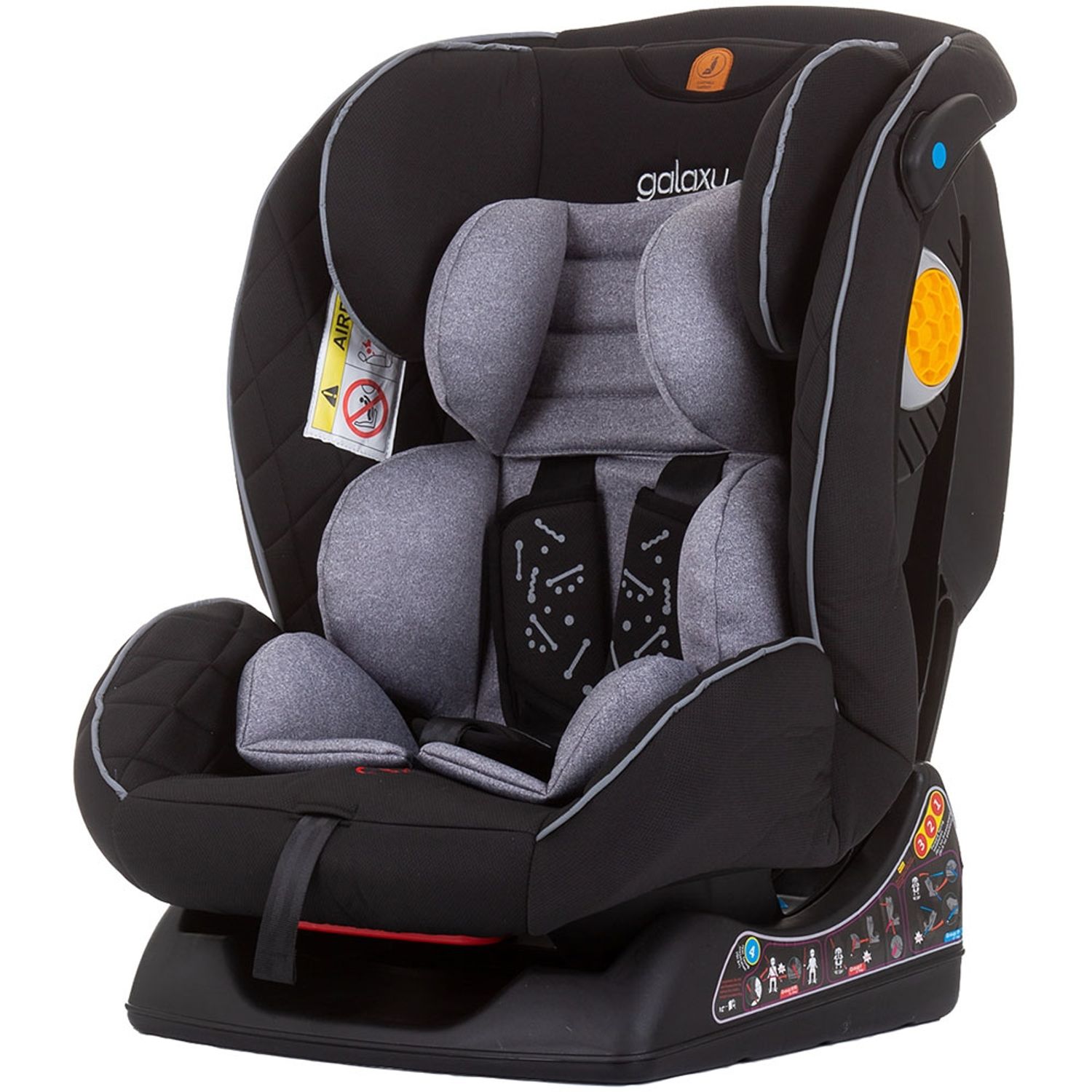Scaun auto Chipolino Galaxy 0-36 kg graphite fotografia produsului