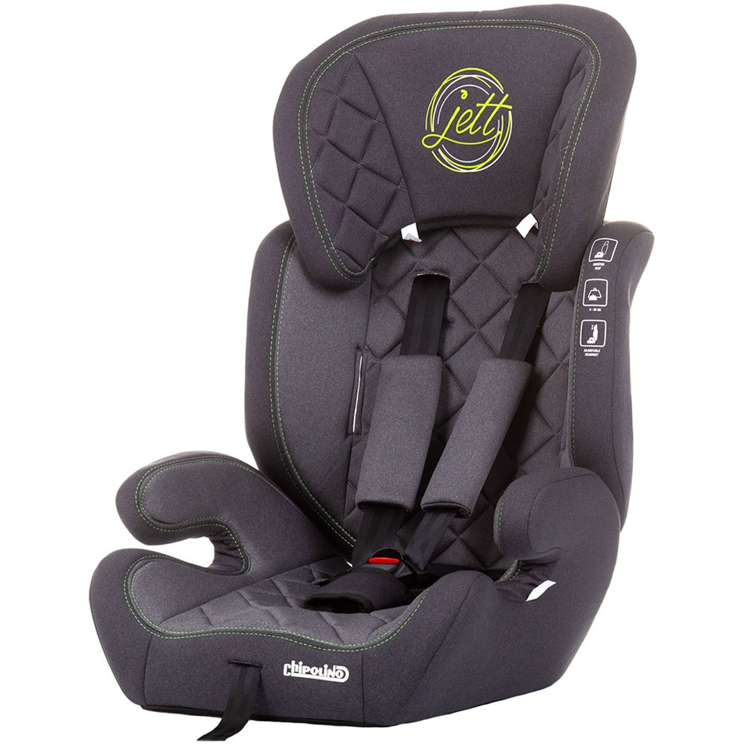 Scaun auto Chipolino Jett 9-36 kg graphite fotografia produsului