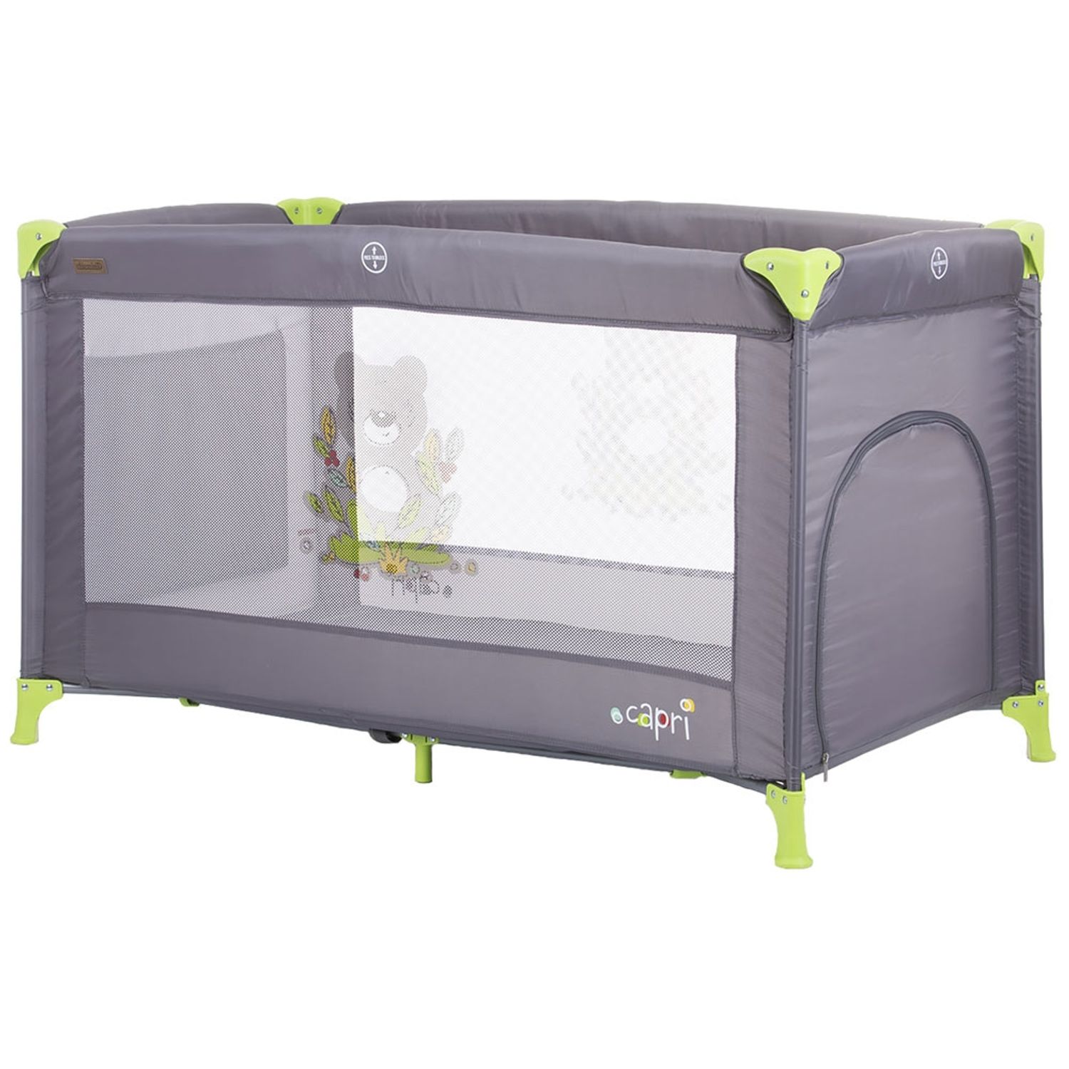 Patut pliabil Chipolino Capri graphite fotografia produsului