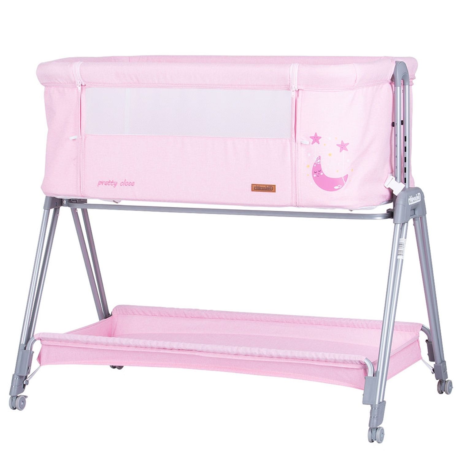 Patut Co-Sleeper Chipolino Pretty Close blush fotografia produsului