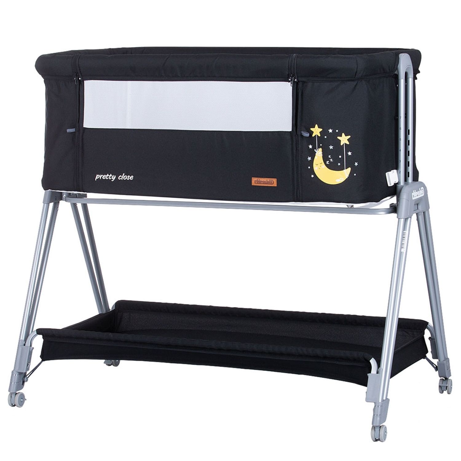 Patut Co-Sleeper Chipolino Pretty Close raven fotografia produsului