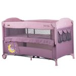 Patut pliabil Chipolino Merida blush cu laterala culisanta fotografia produsului