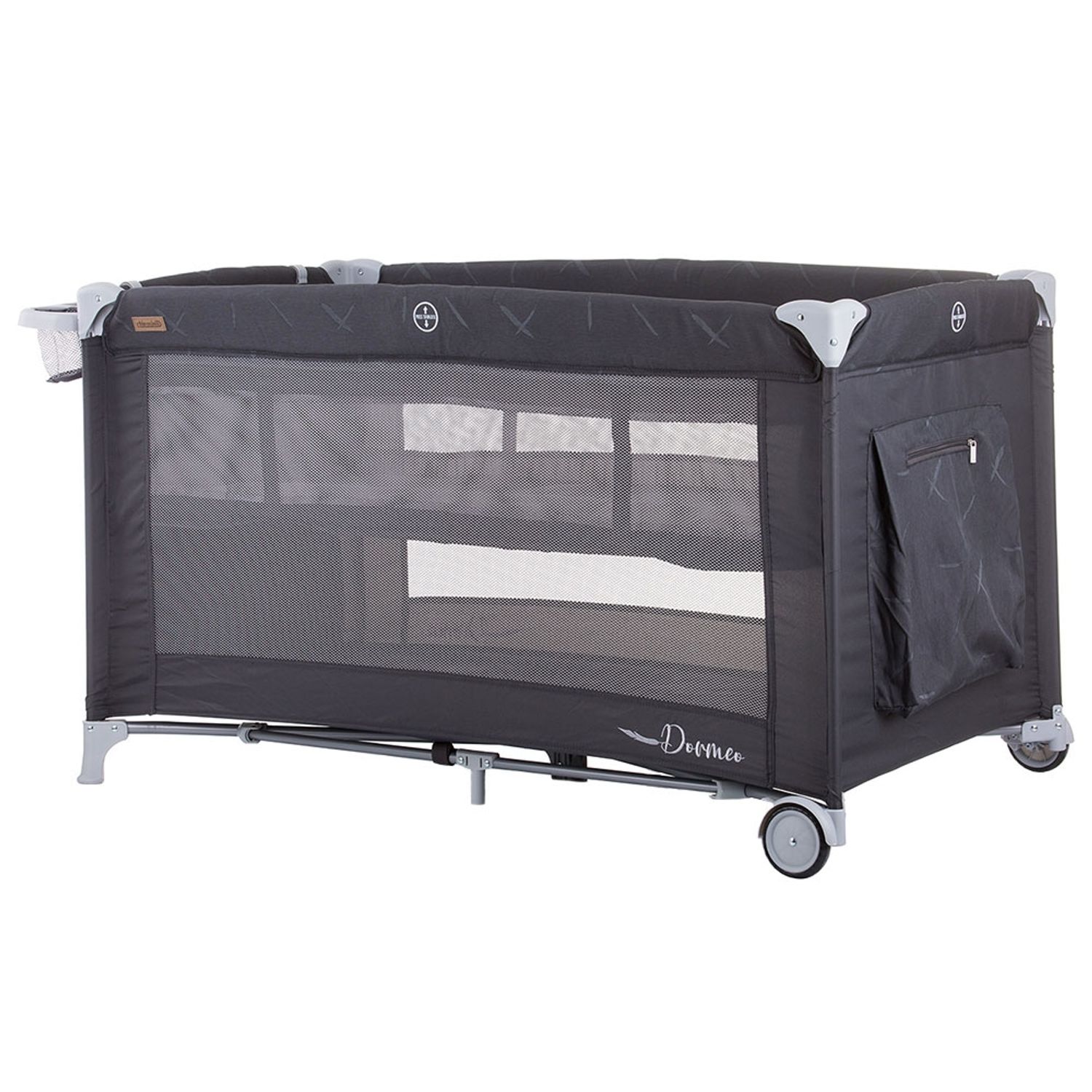 Patut pliabil Chipolino Dorme anthracite fotografia produsului