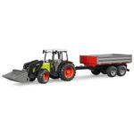 Tractor Claas Nectis 267 F Cu Remorca Basculabila, Bruder fotografia produsului