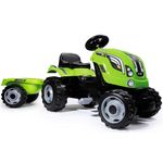Tractor cu pedale si remorca Smoby Farmer XL verde fotografia produsului