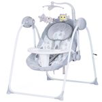 Leagan electric si balansoar Chipolino Nux platinum fotografia produsului
