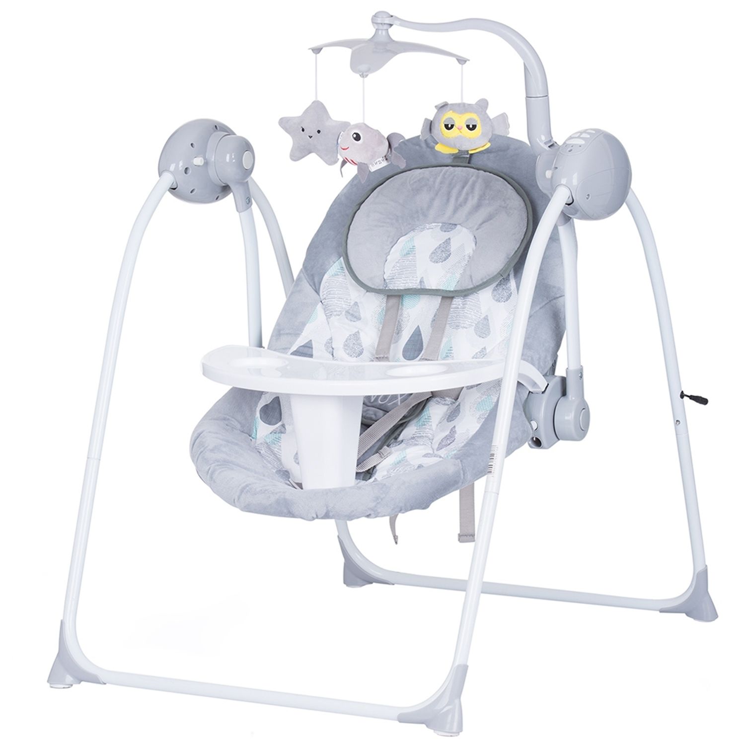 Leagan electric si balansoar Chipolino Nux platinum fotografia produsului