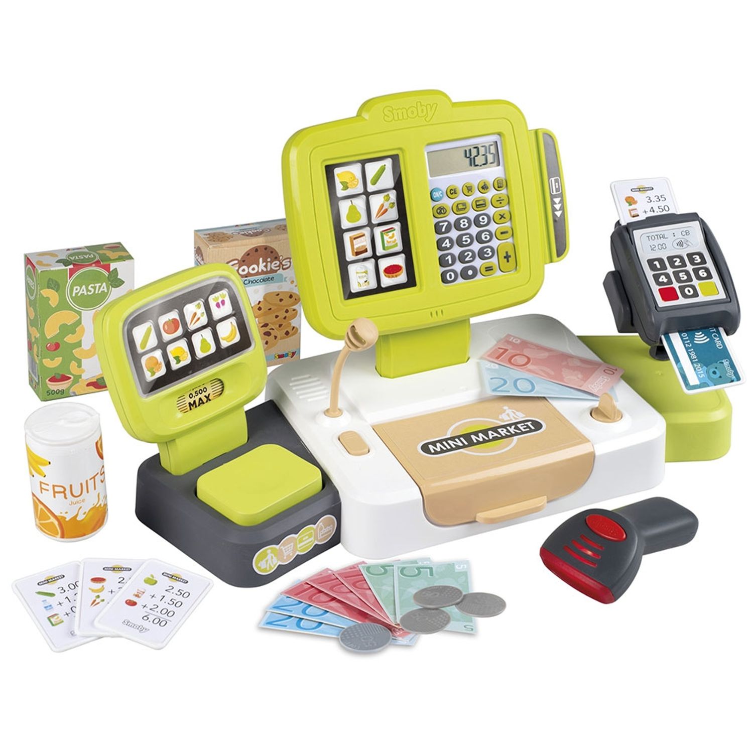 Jucarie Smoby Casa de marcat Large Cash Register verde fotografia produsului
