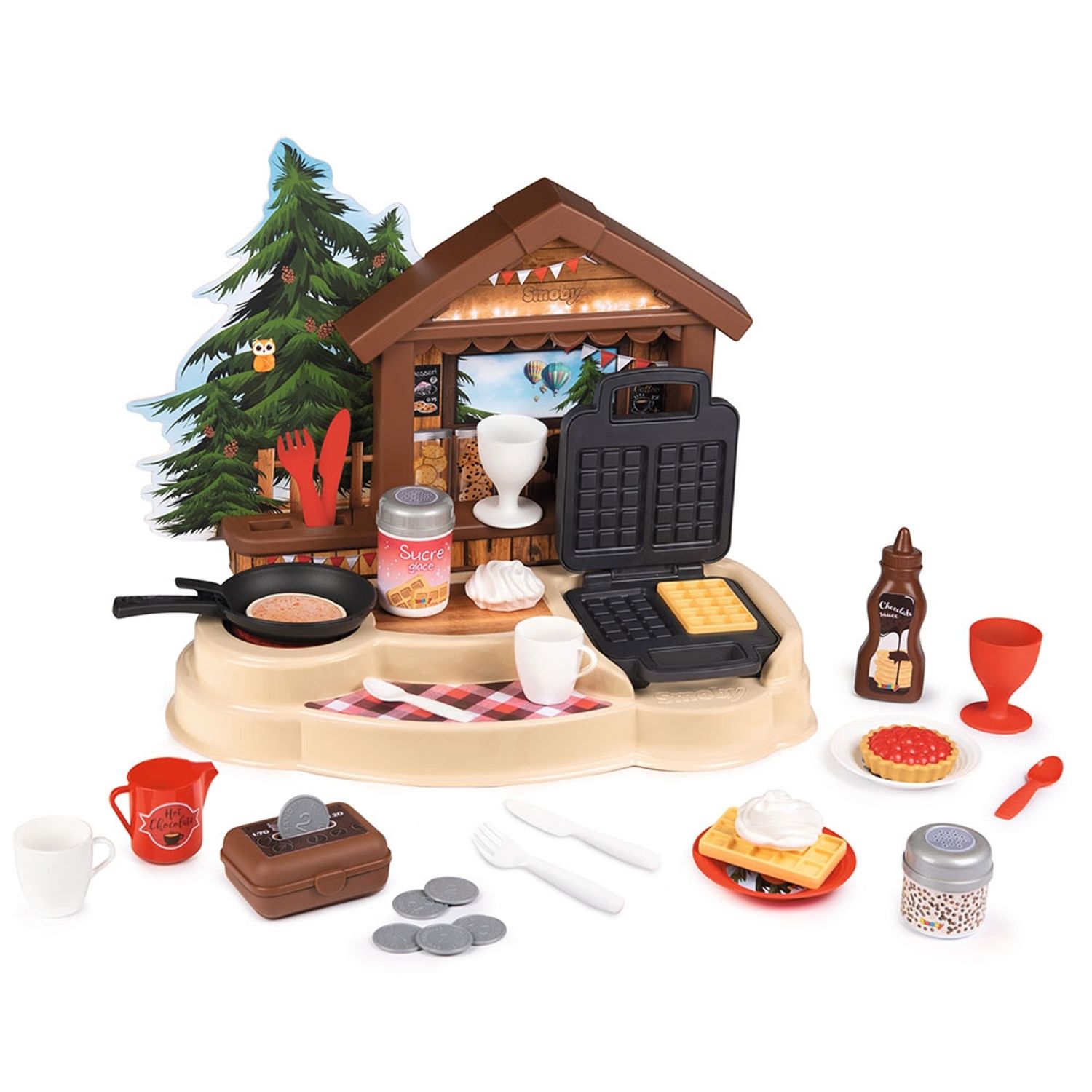 Bucatarie Smoby Gourmand Chalet cu accesorii fotografia produsului